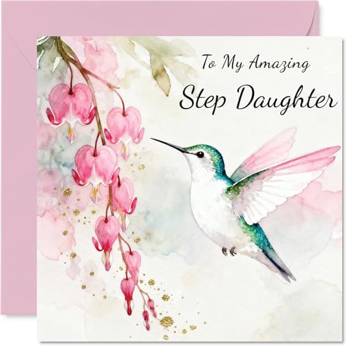 Stuff4 Step Daughter �o�[�X�f�[�J�[�h - �n�`�h���̊肢 - ��������̂��ꂳ�񂩂�̃X�e�b�v���̂��߂̃n�b�s�[�o�[�X�f�[�J�[�h 5.7�C���` �s���N�t���[�����C���X�g �a�����O���[�e�B���O�J�[�h