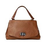  MARANT - Alexia Kleine Ledertasche mit Schultergurt, Braun M