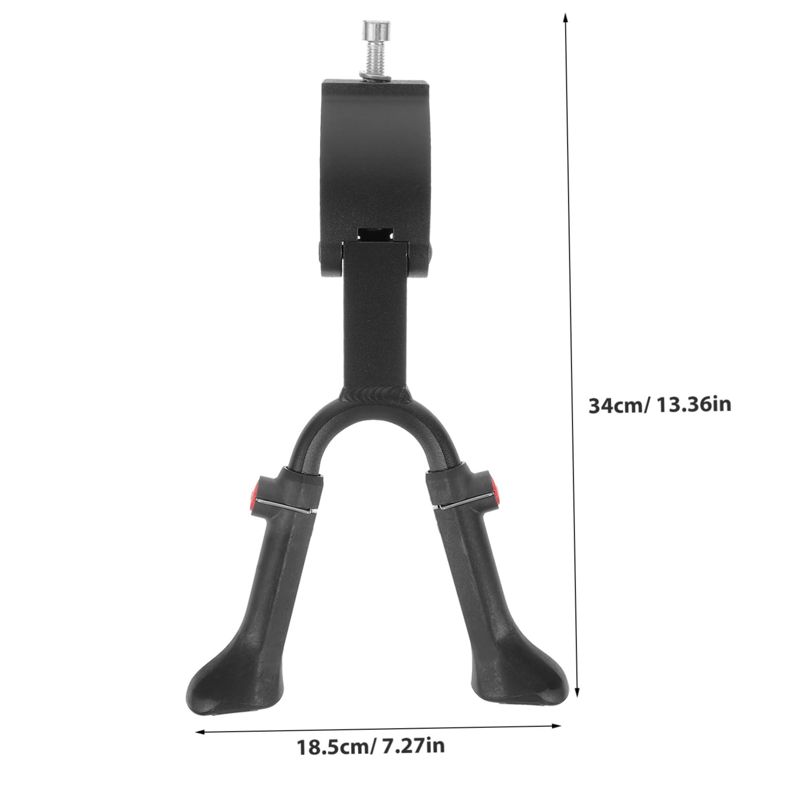 KOMBIUDA Cavalletto Nero in Alluminio per Regolabile Bicicletta Lega | Struttura a Sgancio Rapido, Facile da Installare e Rimuovere, Leggero, per Sosta Stabile della Bici