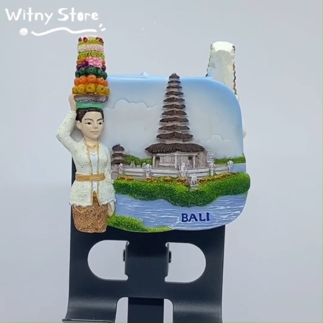 Imán Decorativo Miniatura Pura Ulun Danu Bratan Bali miniatura 5
