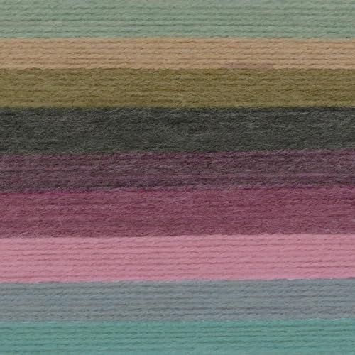 Image of 100% Acrylic Self-Striping Yarn in Orcs Color by Lion Brand Yarn