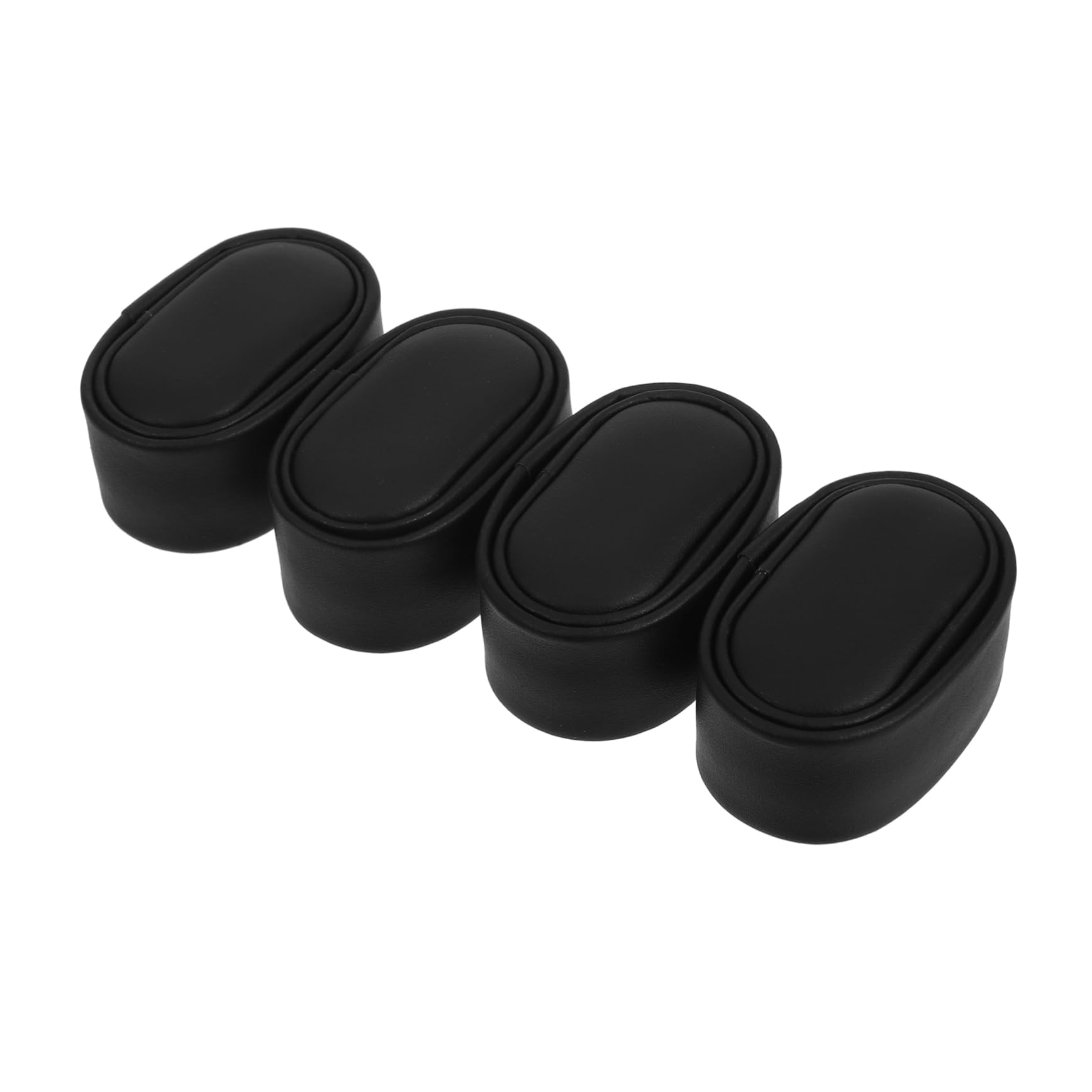 LALADEFIEE 4Pcs Watch Pillows for Watch Winder Durable PU Leather Cushion Soft Sponge Insert for Protecting Mechanical Watches for Storage and Display