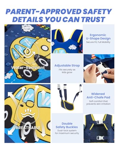 Image of Gogokids Puddle Float Jumper 24-66 Pounds, Toddler Swim Vest Kids Floaties