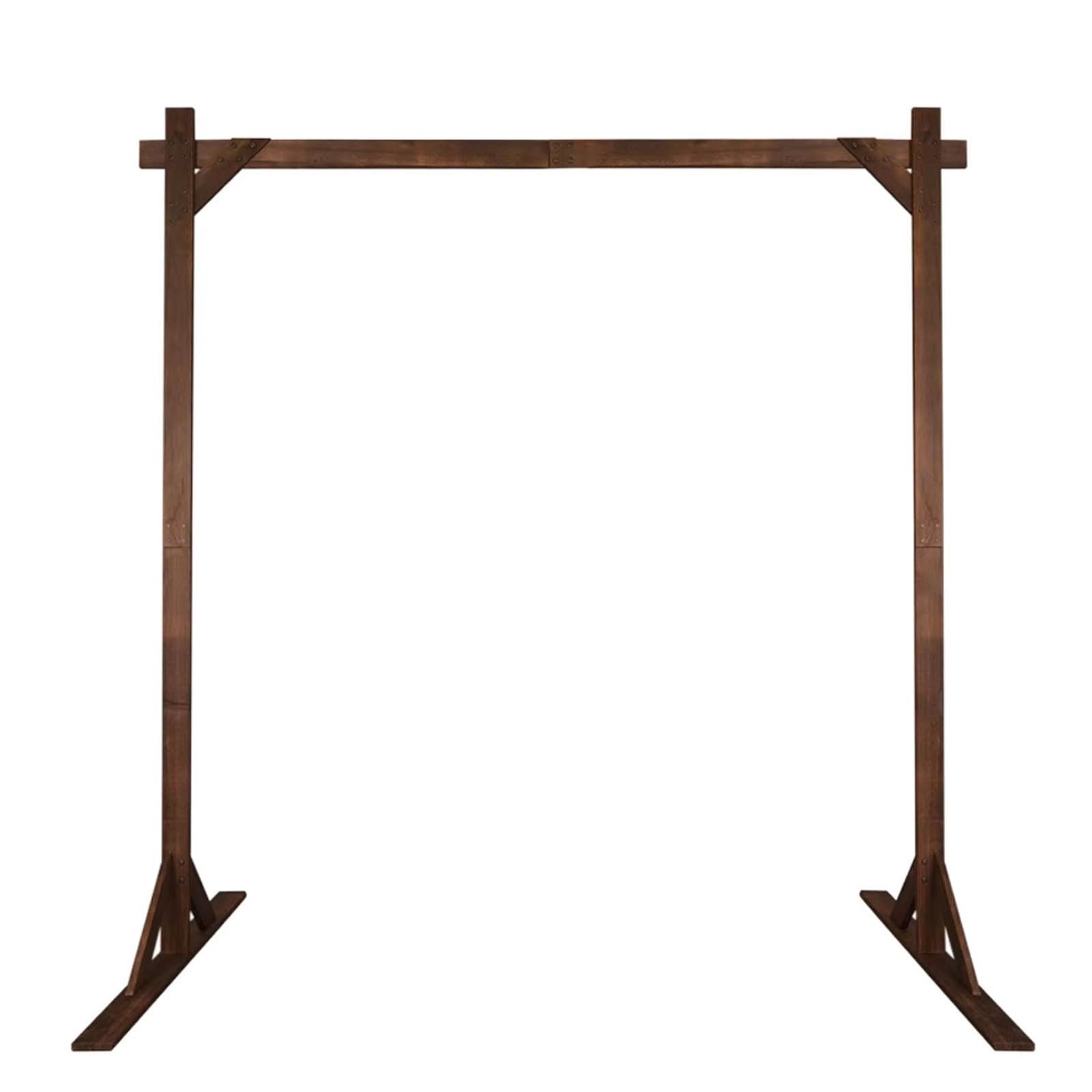 Drewniany łuk ogrodowy kwadratowy łuk ogrodowy do użytku wewnątrz/na zewnątrz dekoracyjna altana ogrodowa pergola na zewnątrz stylowy krajobraz akcent Maria ogród łuk design