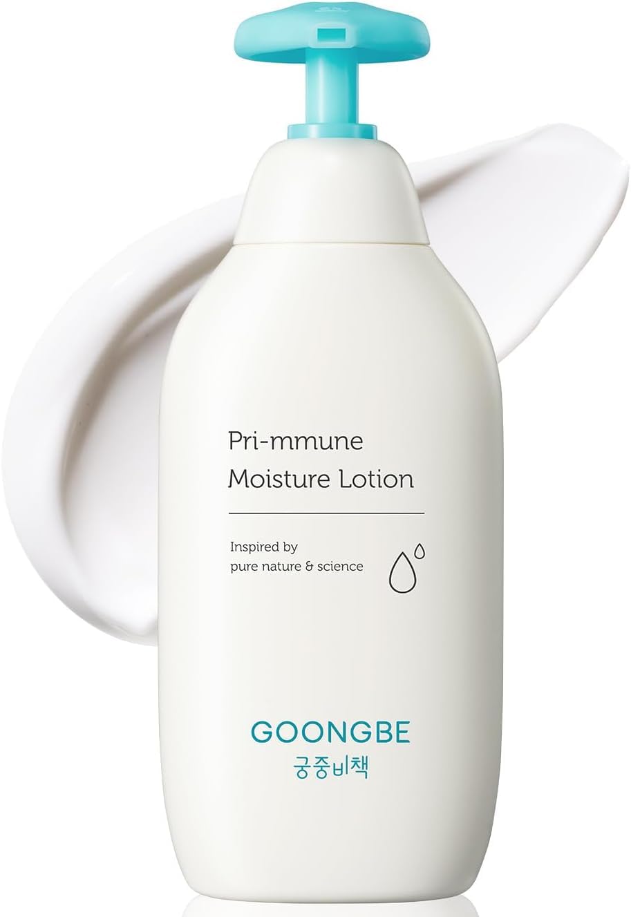 GOONGBE GPMG2101 Primune Moisture Lotion, 11.8 fl oz (350 ml), Baby Skin Care, Baby Lotion, Baby Products, Naturally Derived Ingredients, Newborns, Dry Skin, Sensitive Skin, Moisturizing, Highly