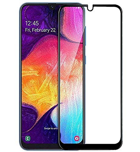 Image of Tempered Glass Screen Protector Compatible For Samsung Galaxy A50 / A50s with Edge-to-Edge Protector and with Easy Installation Kit