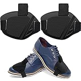 2 Pieces Black Motorcycle Shoe Protector Motorcycle Shifter Shoe Protector Motorbike Shift Pad Shoe...