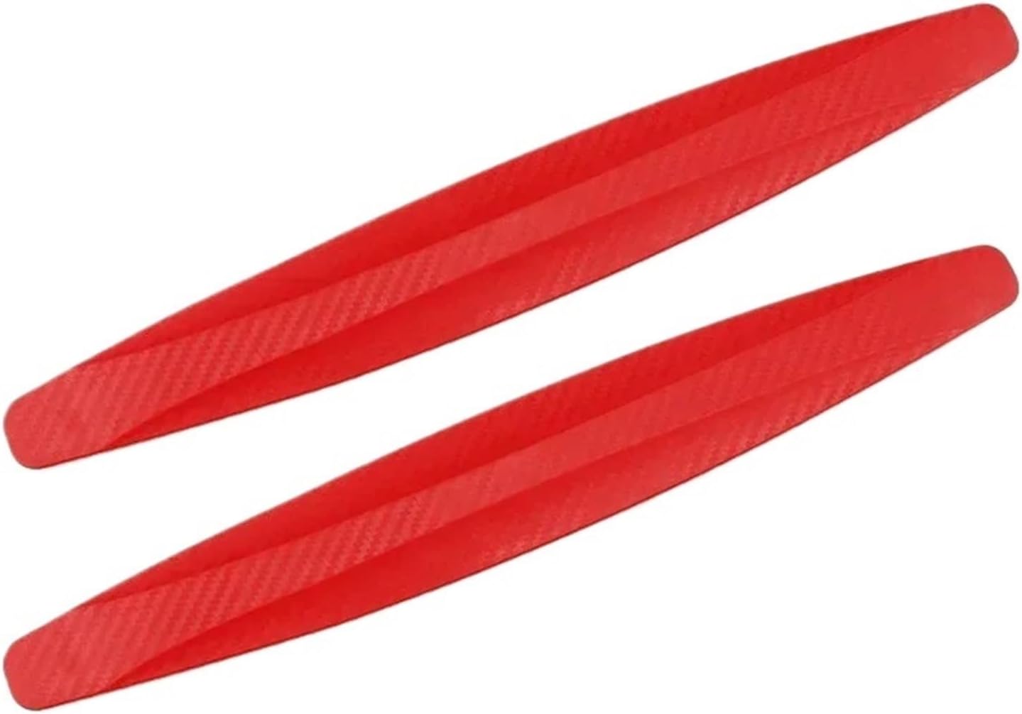 2pcs Bumper Anti-Collision Strip, Anti-Scratch Strip, Car Decorating Trim Car Door Protector Universal(Red)