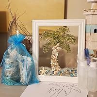 Amazon.co.jp: ZANWANXIN シーグラスアートキット DIY 樹脂ビーチ