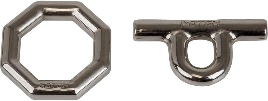 Notch Rapid Rig Connector, Solid Forged Steel, 1/2 Rope Capacity (40418)