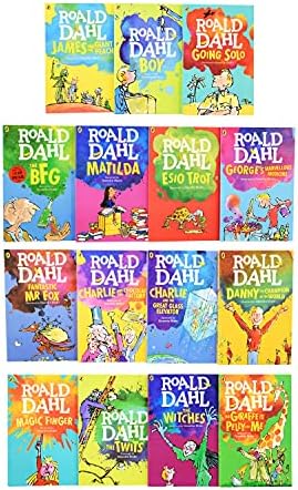 Roald Dahl 15 Book Box Set (Slipcase) Includes Matilda, Witches, The Twits, Fantastic Mr Fox, Charlie & the Chocolate Factory, Georges Marvellous Medicine, The BFG, Danny the Champion of the World....