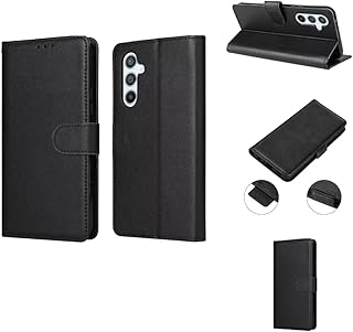 Capa Capinha Carteira Preta Com Porta Cartão Compatível Com Samsung Galaxy M14 5G - (Hard Glass Store)