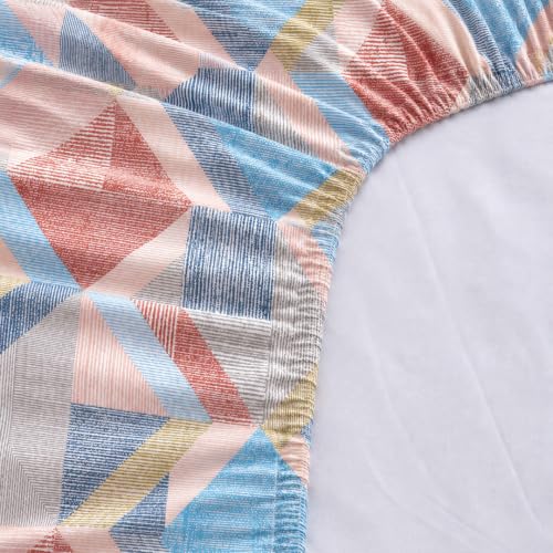 Image of LANE LINEN Symphony 100% Cotton 144TC King Bedsheet Set, 3 Piece, Printed