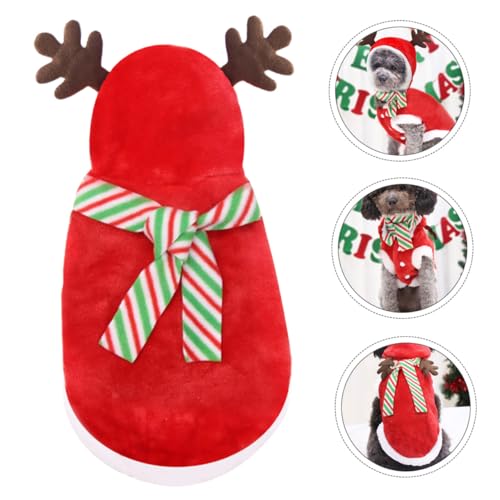 Disfraz de Navidad para Perros Talla S con Bufanda miniatura 6
