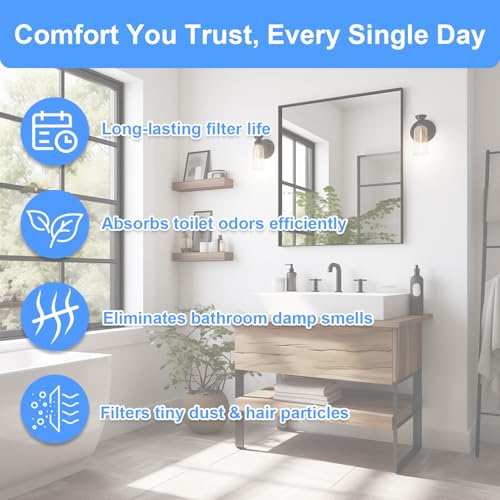 beaufan 2 Stück Keramikfilter Typ 3 für Geberit AquaClean & DuoFresh – ersetzt 147.072.00.1, kompatibel mit Geberit AquaClean Tuma & Mera Dusch-WC, vergleichbar mit Teilenummer 242.999.00.1