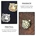SOIMISS Tiger Shaped Brooch Rhinestone Inlay Creative Accessory for Fashion Clothes for Shirts Hats and Scarves Unique