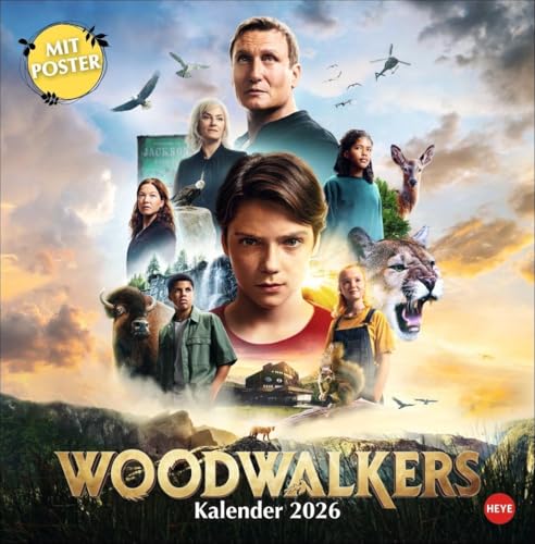 Woodwalkers Broschurkalender 2026: Der Foto-Wandkalender zum ersten Teil der Fantasy-Trilogie nach dem Bestseller von Katja Brandis. Wandplaner (29,5 ... Notizen (Kino-Entertainment Kalender Heye)