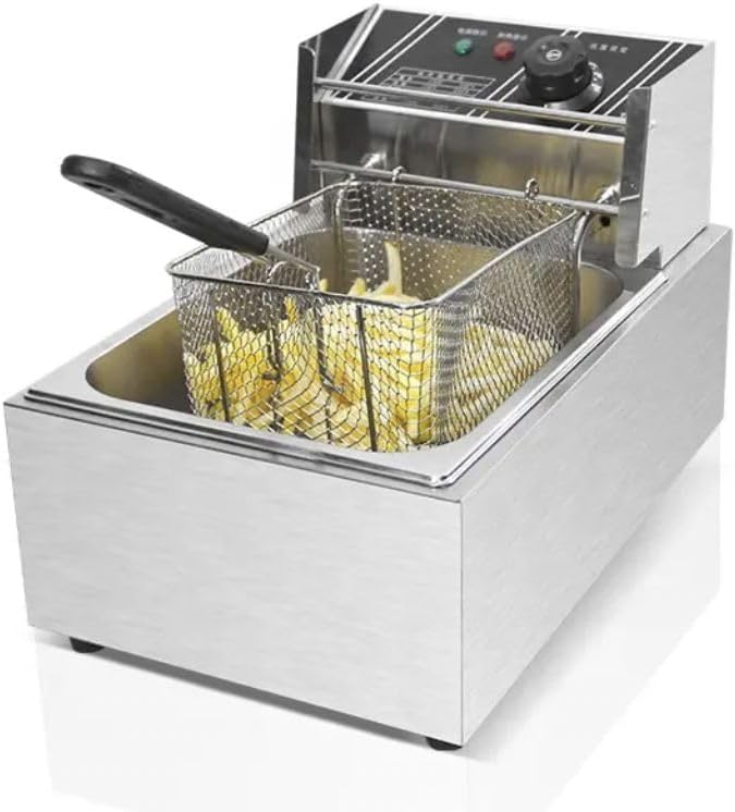 Galaxy - Freidora eléctrica para encimera (10 libras, 110 V, 1600 W)