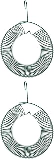 Yardwe 2 pcs wreath bird feeder outdoor swings spring greens small bird feeder hanging wild bird feeder bird house feeder hanging peanut wreath Hanging Bird Feeding Tool Parrot Feeder