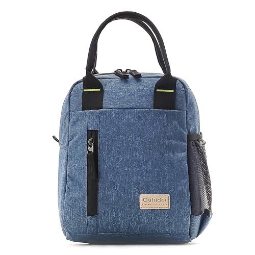 Image of Outrider Jumbo Lunch Bag,Lunch Bag for Office Men, Women and Kids, Quality Tiffin Bag for School, Picnic, Work, Carry Bag for Lunch Box