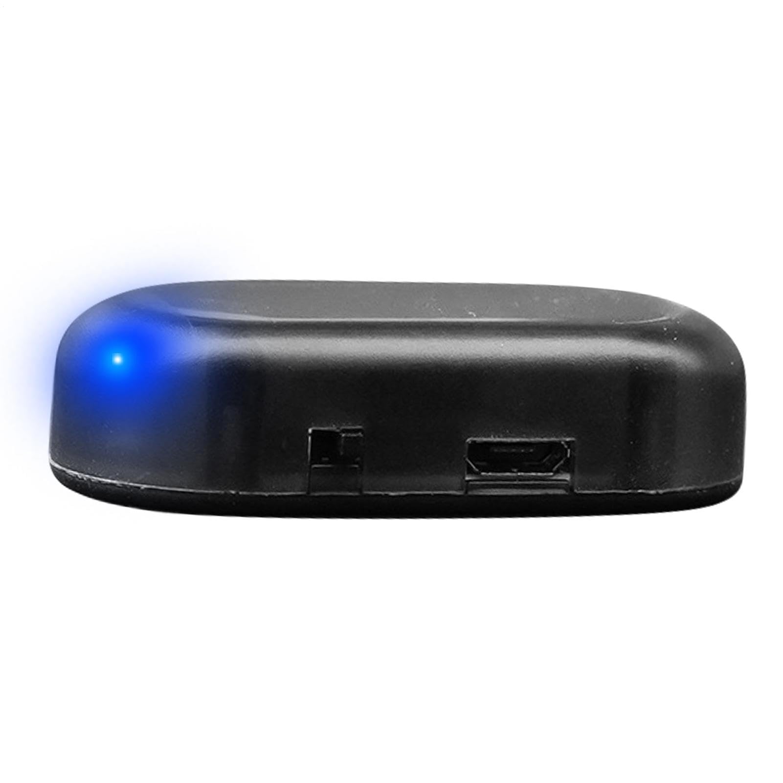 Luce Anti-Furto Auto Solare LED Lampeggiante con Sensore di Luce, Senza Batterie, Blu
