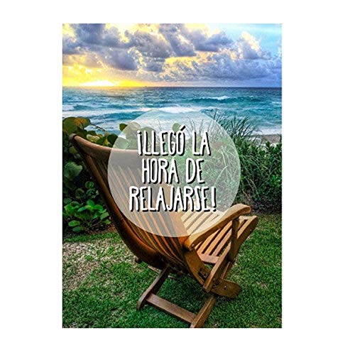 Tarjeta jubilacion relax 20x30 cm super Cover