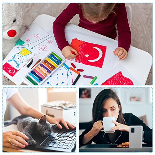 Patikil Laptop Bed Tray Table, 22.8"X14.6", Foldable Lap Desk With Drawer, Adjustable Bed Desk For Laptop Bed Working, Eating, Writing, Gaming, Drawing, Black #TOP5