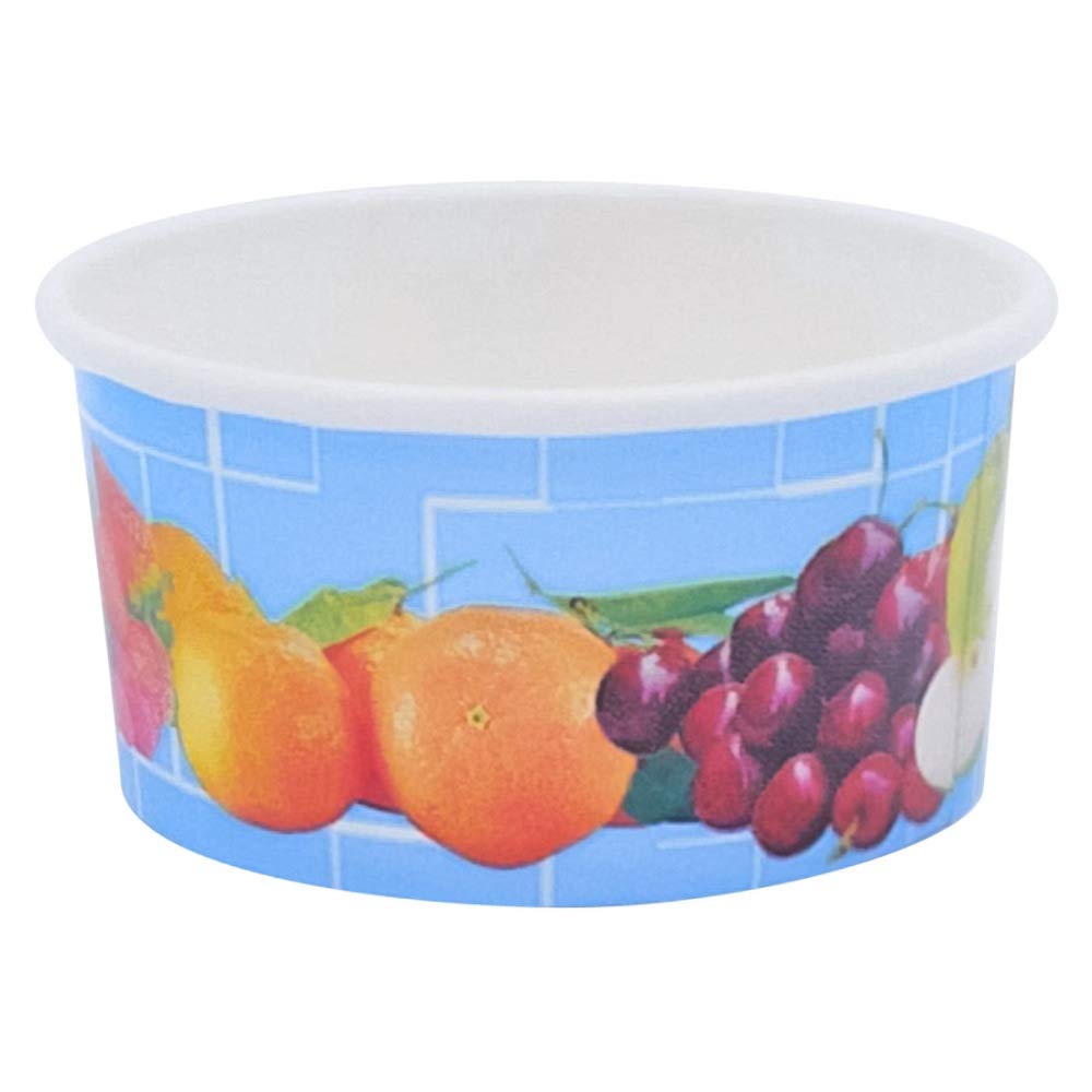200 Eisbecher Pappe rund 160 ml Ø 85mm Höhe 43mm Fruchtreigen