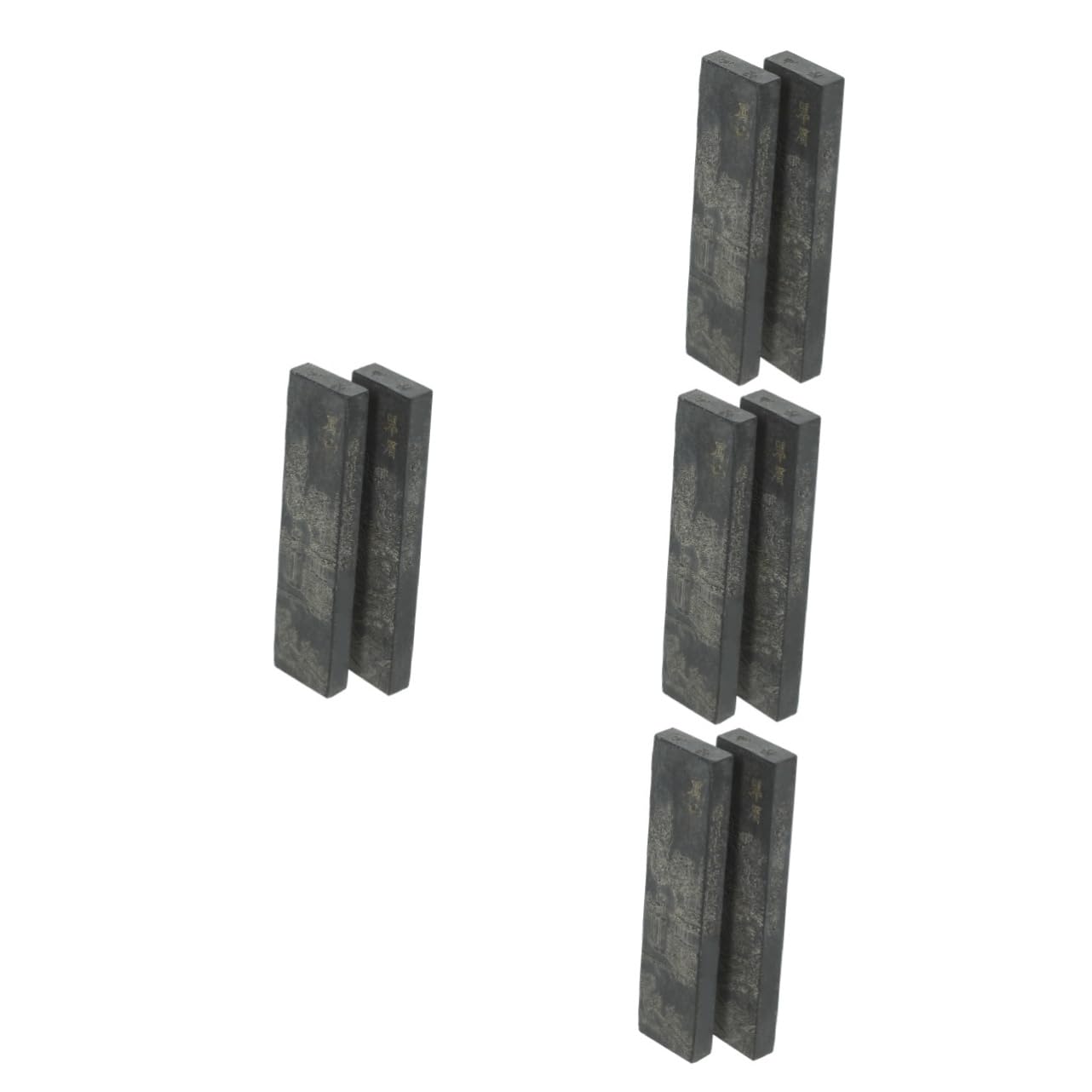 EXCEART 4 Sets Tintenstifte Kalligraphie-set Handgefertigt Traditionelle Chinesische Schreibpinsel Tintenblock 2 Stück X 4