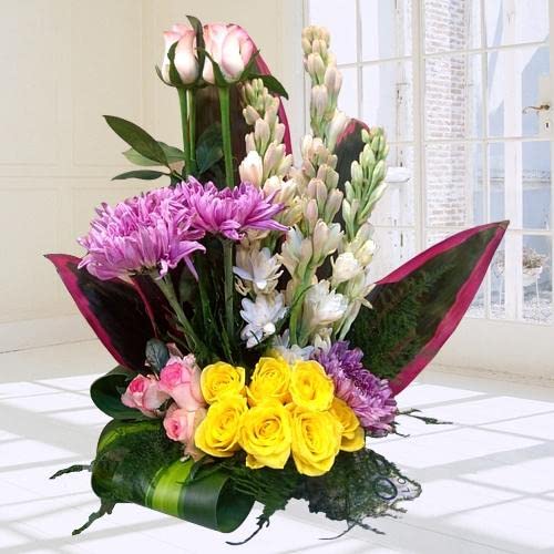 Floral Mixed Blessings For Anniversary Gift, Birthday Gift, Wedding Gift, Congratulations Gift, Mother's Day Gift (Same Day Delivery)-image-5