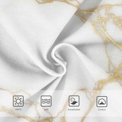 White Marble Toddler Girls Panties, Panties for Girls, 2T–8 Years3