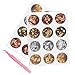 Produktbild 24 Schachteln Nagelfolienglitter, Aooeou Art Chip Glitter Gold Silber Kupfer Nagelfolie Paillettennagel für Nail Art DIY Foliendekorationen