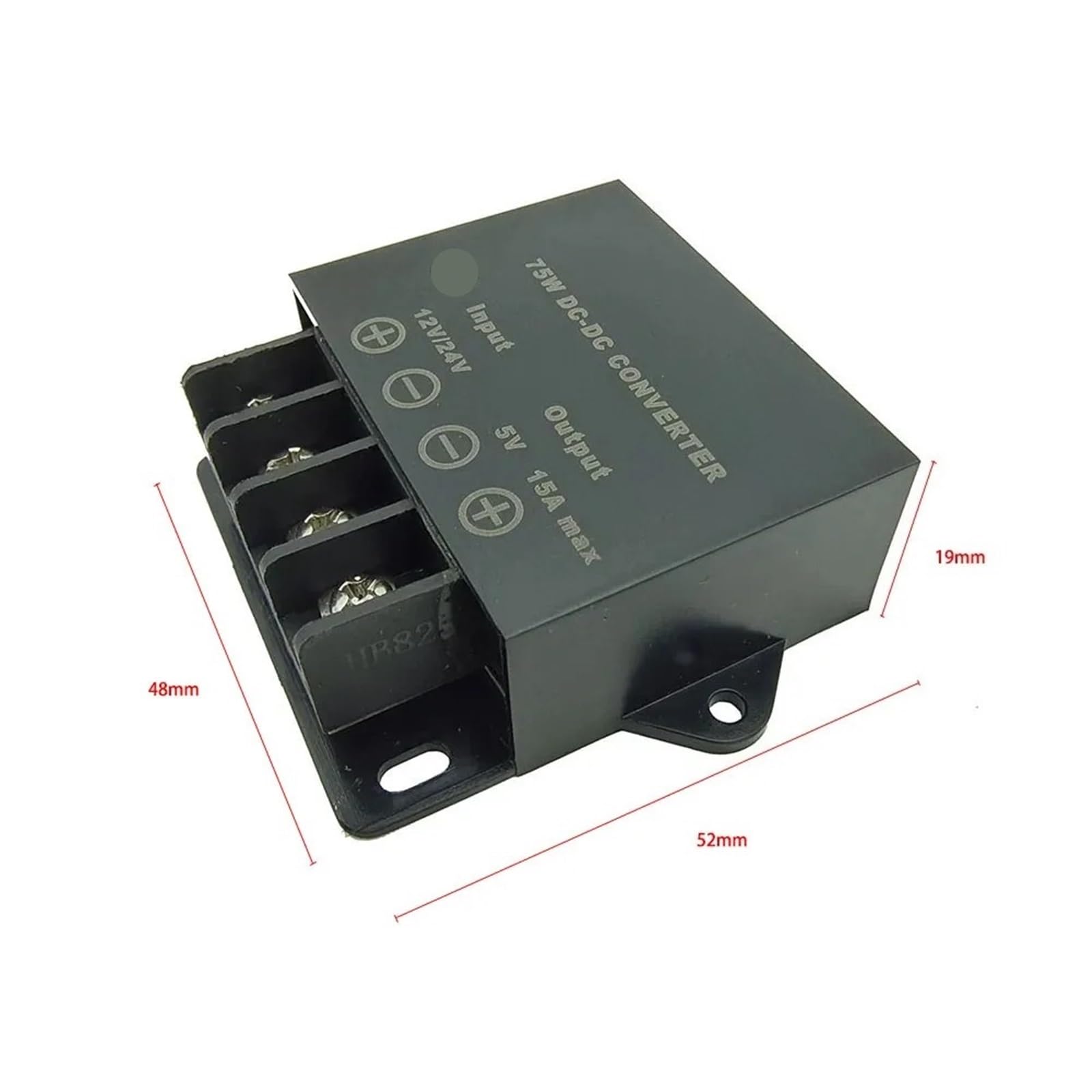 12V 24V to 5V 5A 10A 15A DC DC Converter Step Down Stabilizer Voltage Regulator Converter Automotive Regulator Waterproof(12-24V to 5V 5A)