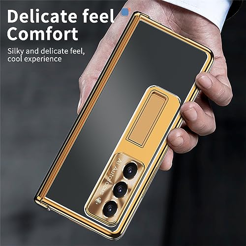 Coque Samsung Z Fold 4 protégeant la charnière et l'écran des rayures noir