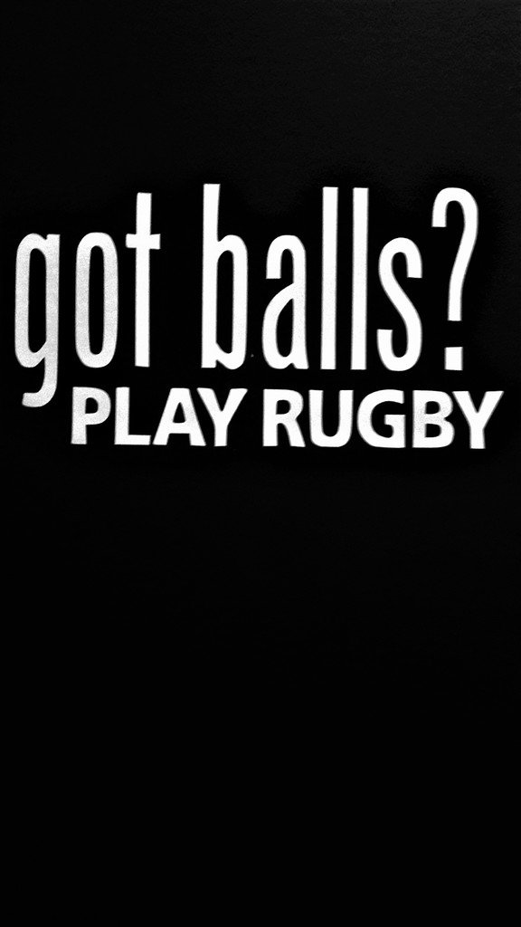 Chase Grace Studio Rugby Sports Vinyl Decal Sticker|White|Cars Trucks Vans SUV Laptops Wall Art|5.5" X 3"|CGS482