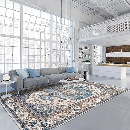 DECOMALL FINEEN Traditional Area Rugs, Vintage...