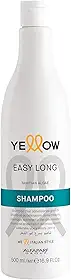 Yellow Easy Long Shampoo – Para crescimento mais rápido dos cabelos – Cabelos mais fortes – Limpa suavemente e atua no folículo - Qualidade profissional de salão 500ml