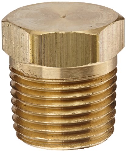 Dixon Valve HHP3M Brass Fitting, Hex Head Plug, 3/8