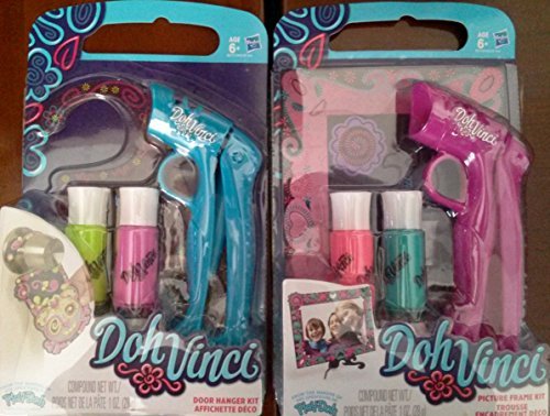 2 Doh Vinci Craft Kits - 1 Door Hanger & 1 Picture Frame Kit)