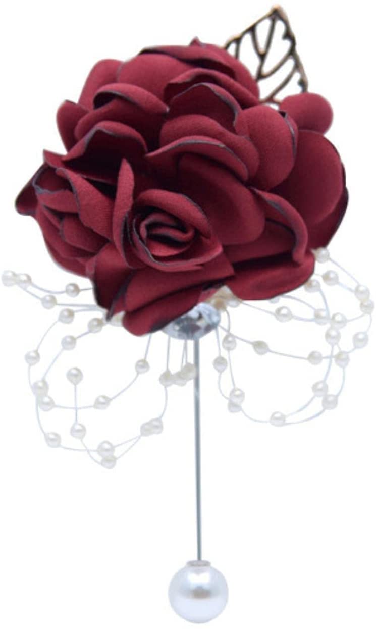 Handgelenkskorsagen für Hochzeiten， Mädchen Brautjungfer Handgelenk Blumen Hochzeit Prom Party Corsage Armband Stoff Hand Blumen Hochzeit Versorgung Zubehör(A Corsage 4)