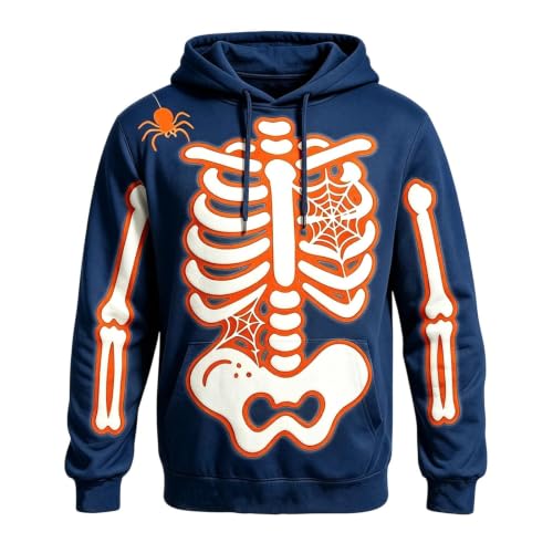 Sudadera con capucha de hombre ideal como disfraz de Halloween casual 3