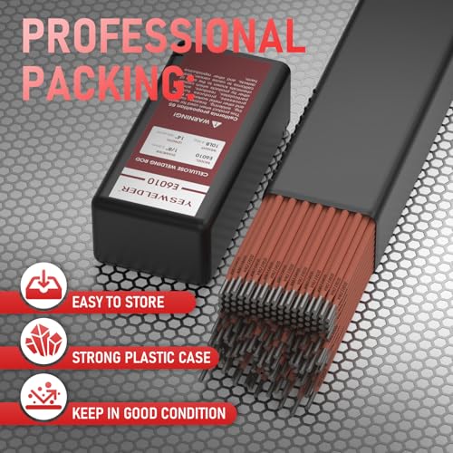 Image of YESWELDER E6010 1 /8 inch 10LB Welding Rods Stick Welding | Carbon Steel For All Position