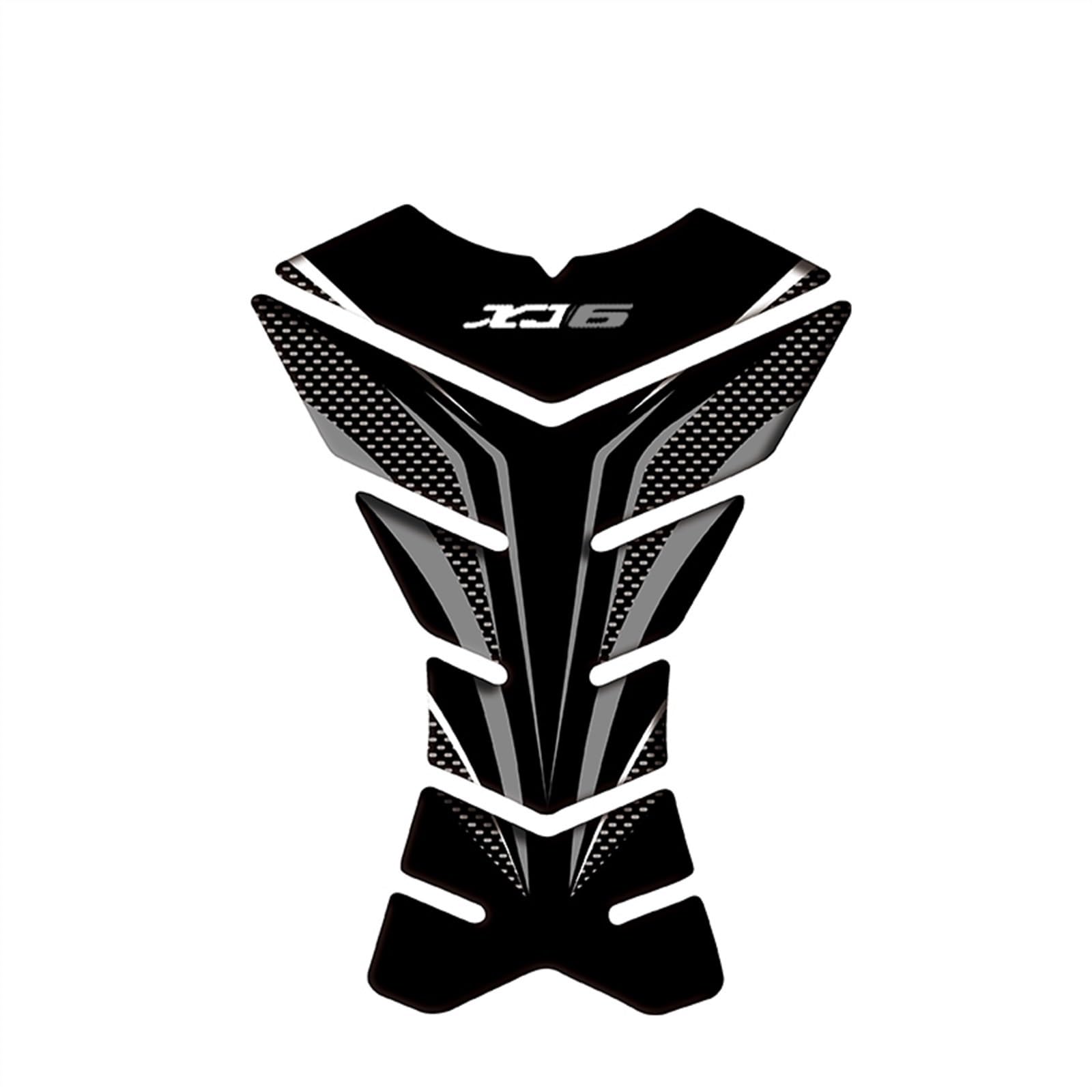 Motorcycle Tank Pad Racing Tankpad Sticker Fuel Fishbone Decals for Yamaha XJ6 Diversion Carbon-Look(Color21)