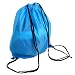 Bonaweite Drawstring Bag Nylon Sport Travel Home Storage Gym Shoulder Bags Backpack Blue