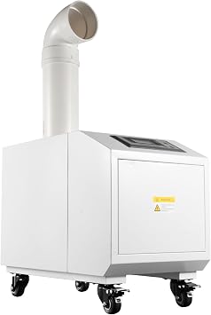 Automatic Ultrasonic Industrial Humidifier For Plants, 6.6LBS/H Commercial Air Humidifier Sprayer Agricultural, Mist Cooling Whole House Machine For Warehouse Greenhouse Garden Industrial