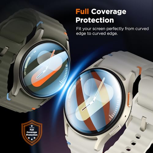 Image of LK 4Pack for Samsung Galaxy Watch 7 Screen Protector 40mm [Fits 6 /5 /4 /FE] | [Max Coverage] Top 9H Tempered Glass Perfectly Fit for Galaxy Watch Screen Protector 40mm, HD Ultra-thin Easy Install