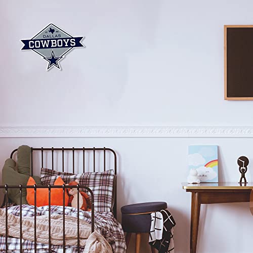 rico industries nfl football diamond shape cut pennant shape cut pennant - home and living room dcor - soft felt ez to hang