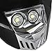 JFG RACING Black Dirt Bike Headlight,Dual 5W LED Bulbs 12V Universal Modified Headlight Head Lamp For Motorcycle Dirt Bike Pit Bike ATV Scooters - Black