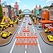 14 Pcs Mini Traffic Cones, Miniature Road Cone Orange Mini Traffic Cones Plastic Sign Road Cone Toy Roadblock Cone Sign Model Photo Prop Educational for Kids Small Cones Construction,Safety Barriers