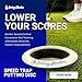Swing Minder Speed Trap Putting Ring – Precision Golf Putting Disc for Indoor & Outdoor Golf Putting Practice – Standard 4.25” Golf Putting Rings as Putting Target for Golfers